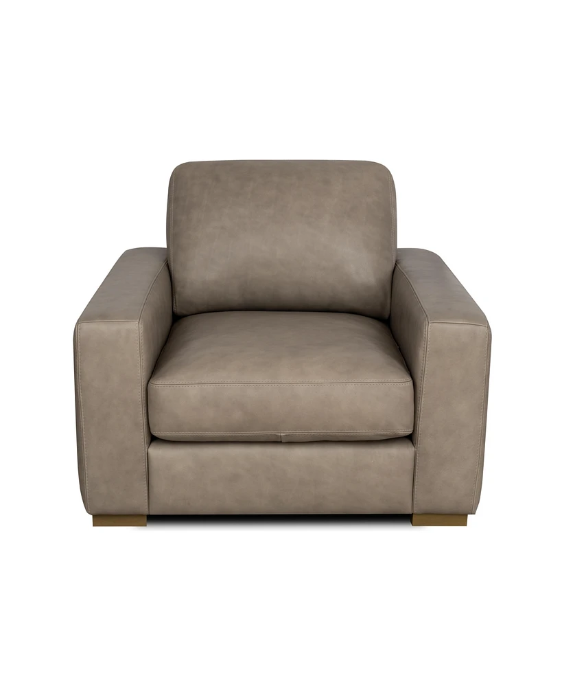 Rutherford Home Matera 46" Leather Cuddle Chair