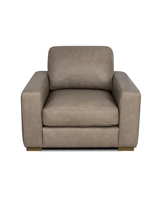 Rutherford Home Matera 46" Leather Cuddle Chair