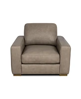 Rutherford Home Matera 46" Leather Cuddle Chair