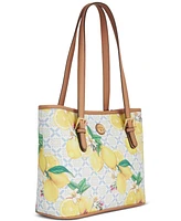 Giani Bernini Lemon Print Saffiano Tote, Created for Macy's