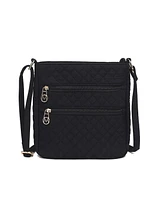 Mkf Collection Lainey Solid Quilted Cotton Crossbody by Mia K