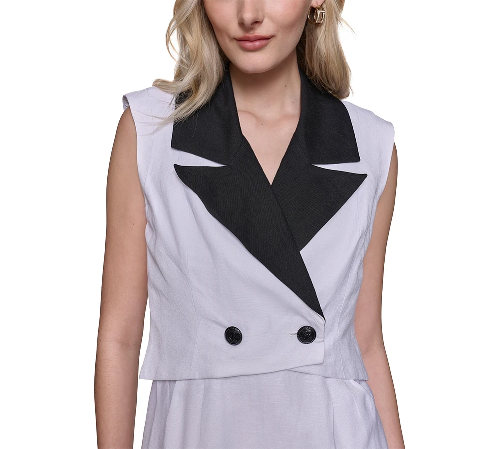 Karl Lagerfeld Paris Women's Jacket & Square-Neck Dress