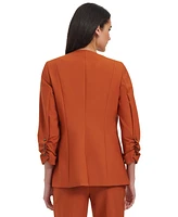 Calvin Klein Petite Infinite Stretch Open Front 3/4-Sleeve Blazer