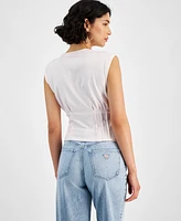 Guess Women's Karmen Cinched Sleeveless Corset Top