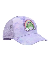 Squishmallows Girls Rainbow Tie Dye Youth Baseball Cap