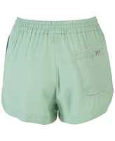 Salt Life Women's Sunset Wave Dolphin-Hem Shorts