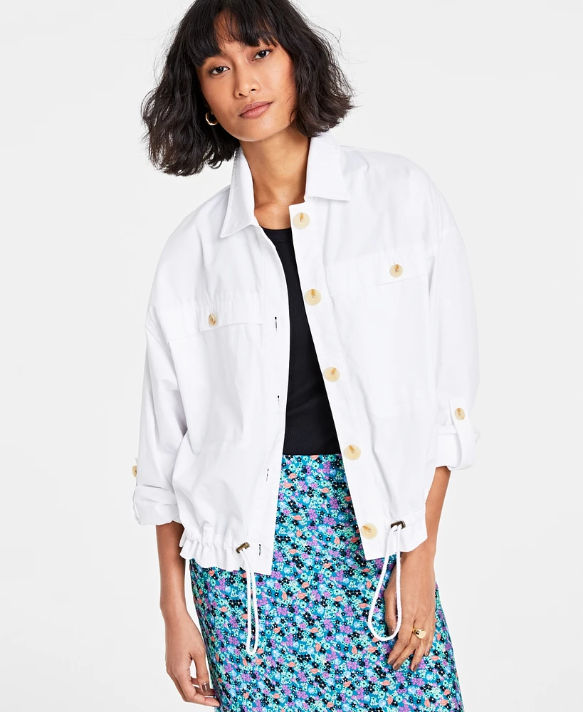 On 34th Women's Short Utility Jacket, Created for Macy's