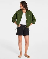 On 34th Women's Short Utility Jacket, Created for Macy's