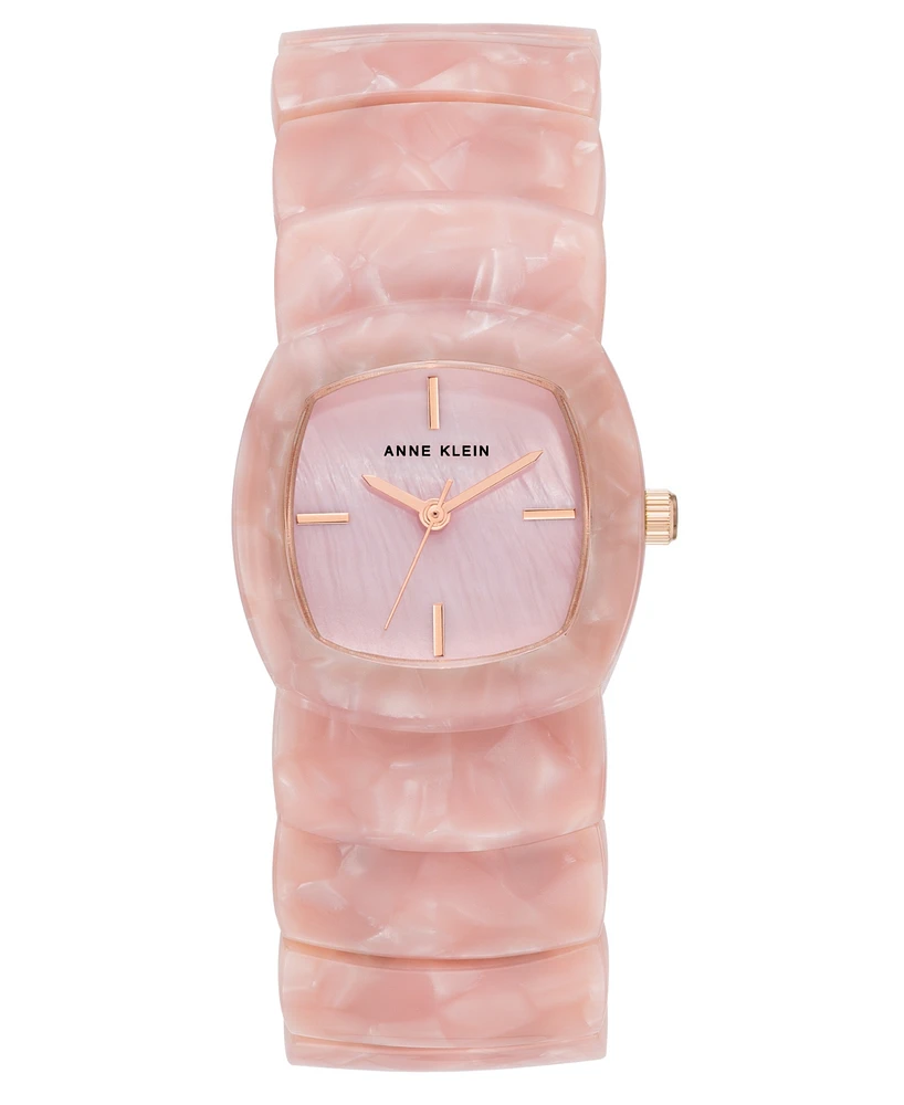 Anne Klein Women's Quartz Acetate Link Expansion Watch