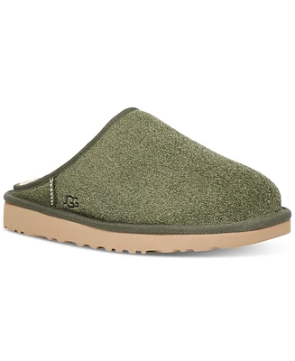 Ugg Men's Classic Slip on Shaggy Suede Slippers