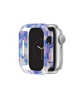 Anne Klein Women's Blue Acetate Protective Case designed for 45mm Apple Watch