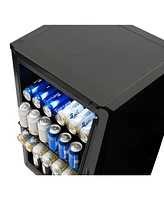 Newair Beer Froster 125 Can Freestanding Beverage Fridge in Black with Party and Turbo Mode, Chills Down to 23 Degrees