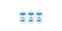 Nuk Smooth Flow Anti Colic Baby Bottle, Flowers, 5oz, 3 Pack