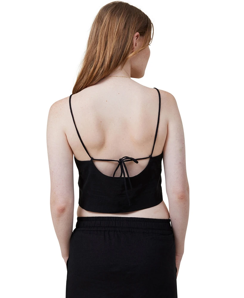 Cotton On Women's Haven Tie Back Cami