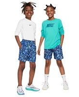 Nike Big Boys Multi Printed Dri-fit Shorts