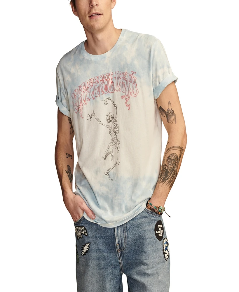 Lucky Brand Men's Grateful Dead Skeleton T-Shirt