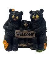 Fc Design 7"W Bear Family Welcome Sign Figurine Decoration Home Decor Perfect Gift for House Warming, Holidays and Birthdays