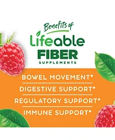 Lifeable Prebiotic Fiber 5g Supplement Gummies - Digestive System - Great Tasting Natural Flavor, Dietary Supplement Vitamins - 60 Gummies