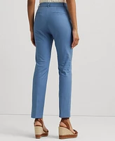 Lauren Ralph Double-Faced Stretch Cotton Pant