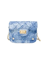 Tiny Treats + Zomi Gems Girls Tie Dye Quilted Denim Handbag