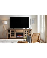 84" Dawnwood 2PC Tv Console Set (84" and Fireplace)