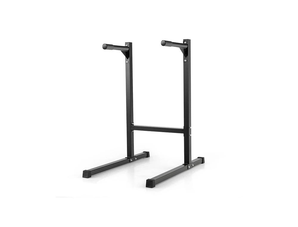 Slickblue Multifunctional Dip Stand with Foam Handles for Home Gym