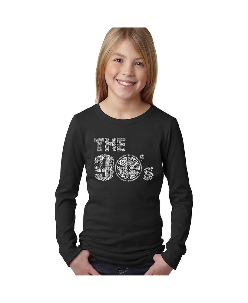 La Pop Art Girls Word Long Sleeve - 90S