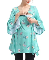 kimi + kai Maternity A-Line Nursing Tunic