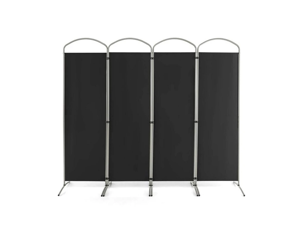 Slickblue Folding 4-Panel Room Divider for Home Office Living