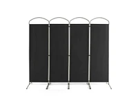 Slickblue Folding 4-Panel Room Divider for Home Office Living