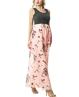 kimi + kai Maternity Floral Print Maxi Dress