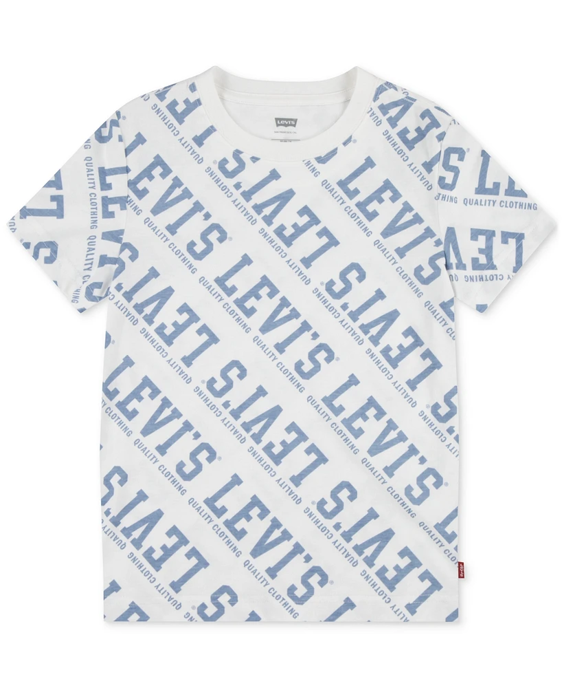 Levi's Little Boys Allover Logo-Print T-Shirt