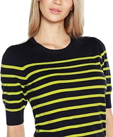 Belldini Women's Breton Striped Sweater