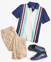 Epic Threads Little and Big Boys Retro Vertical-Stripe Polo Shirt, Created for Macy's