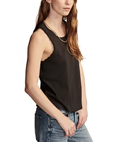 Lucky Brand Women's Lace-Trim Swing Tank Top
