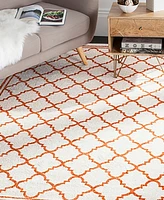 Safavieh Amherst AMT422 Beige and Orange 2'6" x 4' Area Rug