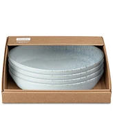 Denby Kiln Collection Stoneware Coupe Dinner Plates, Set Of 4