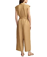 Lucky Brand Women's Modern Utility Linen Jumpsuit