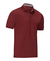 Mio Marino Men's Designer Golf Polo Shirt - 3 Pack