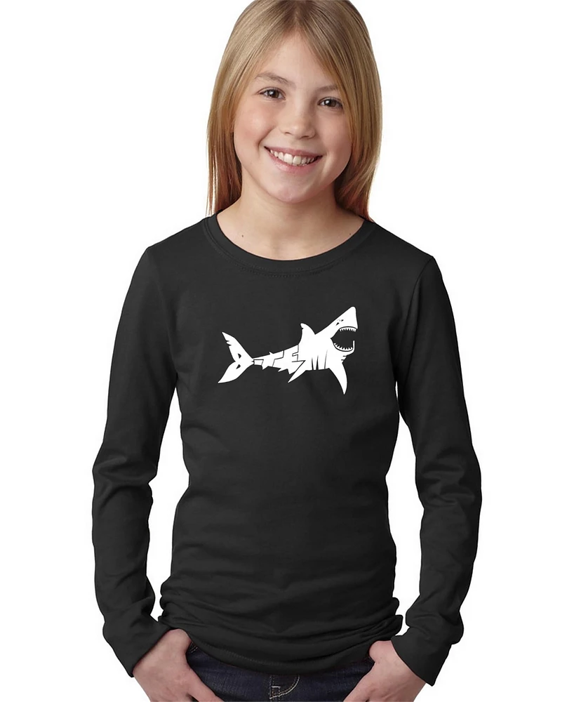 La Pop Art Girls Word Long Sleeve - Bite Me