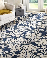 Safavieh Amherst AMT425 Navy and Ivory 6' x 9' Area Rug