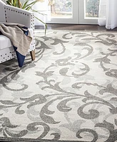 Safavieh Amherst AMT428 Ivory and Gray 6' x 9' Area Rug