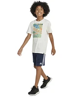 adidas Big Boys Short-Sleeve Play Sport Graphic Cotton T-Shirt