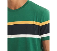 Nautica Men's Classic-Fit Colorblocked Stripe T-Shirt