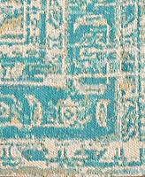 Safavieh Classic Vintage CLV113 Aqua 4' x 6' Area Rug