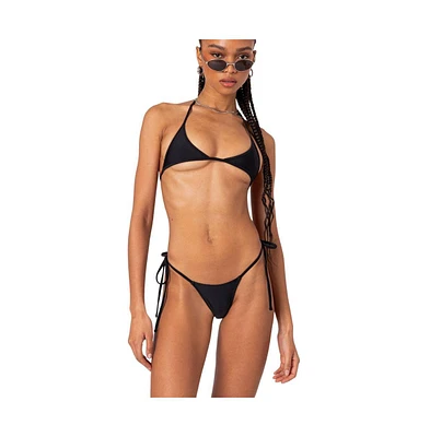 Edikted Women's Elora Micro Triangle Bikini Top