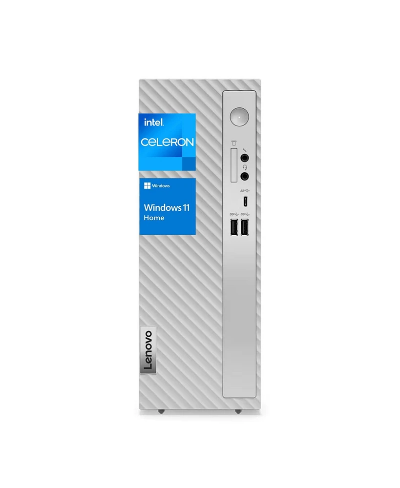 Lenovo IdeaCentre 3 Daily Sff Desktop, Intel Celeron G6900, Intel Uhd Graphics, 8GB DDR4 Udimm, 256GB PCIe M.2 Ssd, Wi-Fi 6, Non