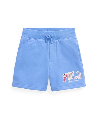 Polo Ralph Lauren Toddler and Little Boys Madras-Logo Fleece Short