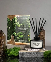 Environment Sandalwood, Vanilla & Amber Diffuser (Inspired by 5-Star Luxury Hotels), 6.7 oz.