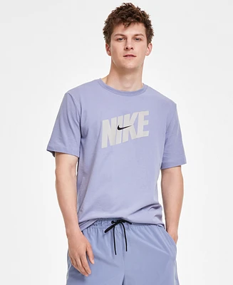 Nike Men's Relaxed Fit Dri-fit Short Sleeve Crewneck Fitness T-Shirt